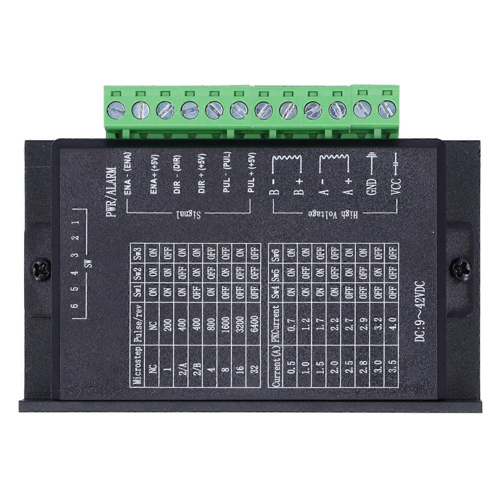 Kikidex (As Show, One Size) Stepper Motor Driver 1 Axis Cnc Engraving Machine Mechanical Equipment Tb6600 4A Dc940v