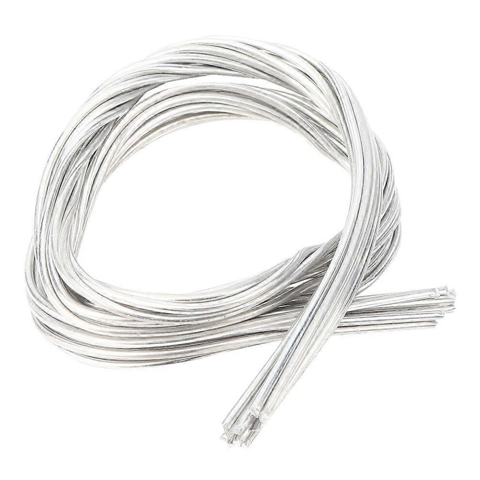 (As Show, One Size) 10Pcs Aluminum Welding Rods 2Mm Diameter Low Temperature Soldering Easy Melt Flux Cored Wire 4909775910926
