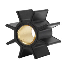 (As show, One size) 8 Blades Water Transfer Pump Impeller Neoprene Rubber with Copper Hubs 183245 for 510hp Outboard Motors