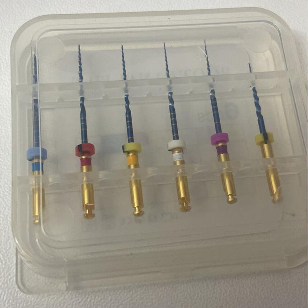 (blue, 25MM SX-F3) Root canal instruments dental endodontic files endo file niti rotary super soco root canal