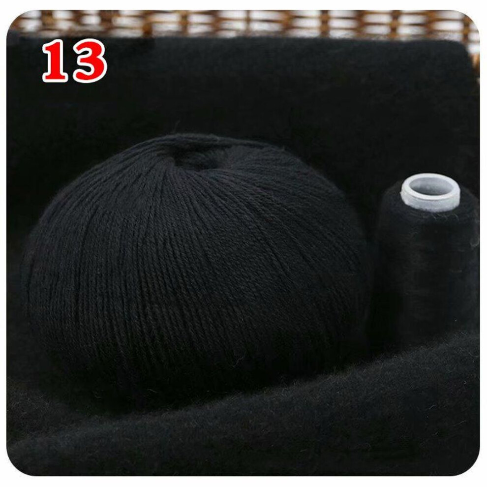 (13) 50+20g/set Wool Cashmere Baby Hand-knitted Cashmere Yarn Knitting Yarn Ball 100% Mongolian Cashmere