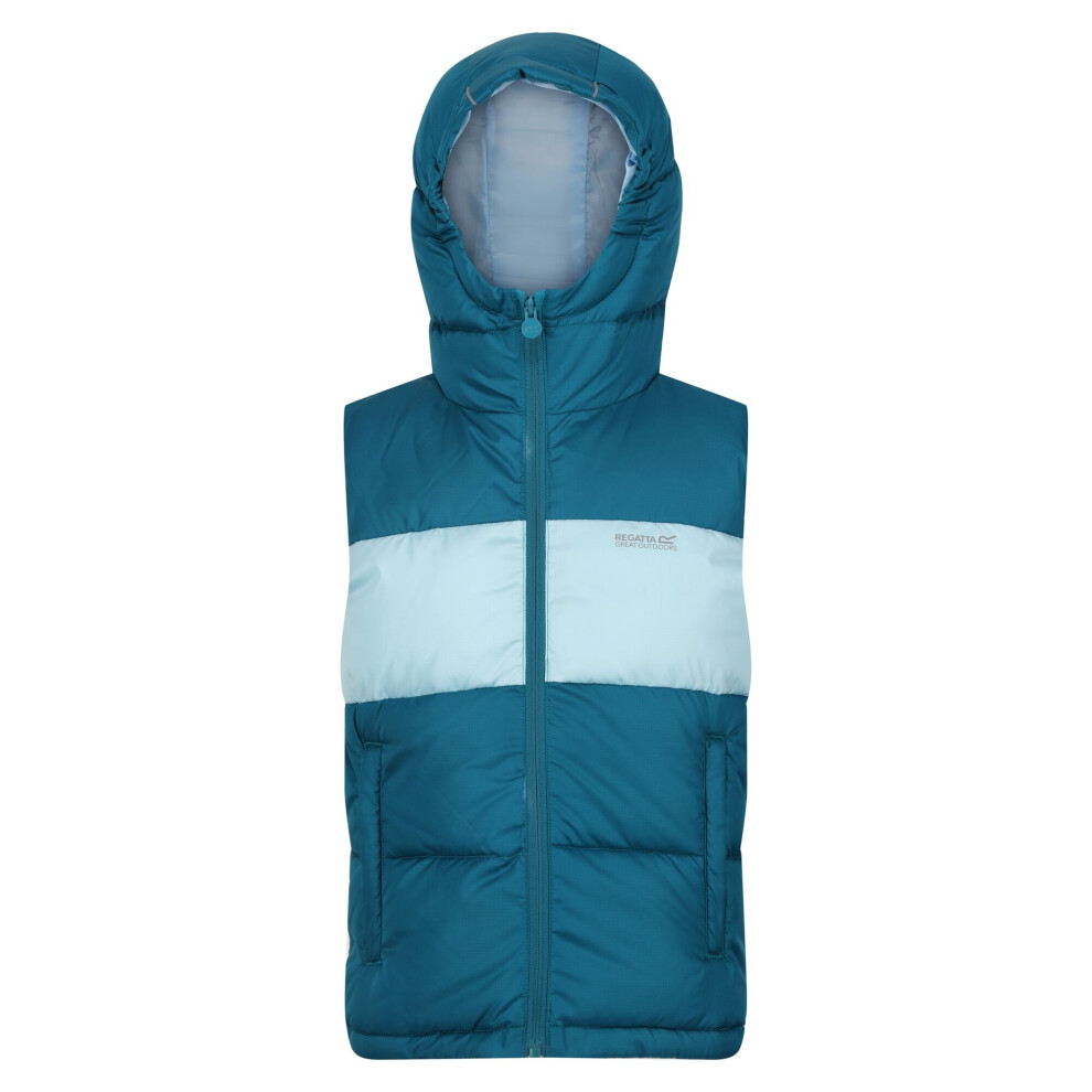 (15-16 Years, Gulfstream/Sea Haze) Regatta Childrens/Kids Lofthouse Heavyweight Body Warmer