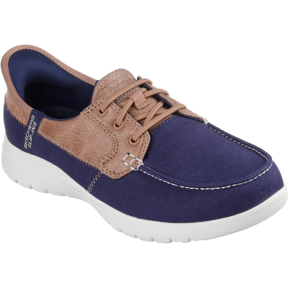 (7 UK, Navy) Skechers Womens/Ladies On The Go Flex Palmilla Boat Shoes
