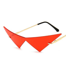 (Red) Japan Anime Character Kamina Cosplay Eyewear Fashion Glasses Carnaval Party Online Show Cosplay Props Gifts
