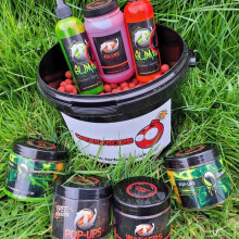 (18mm, Alpha (mulberry florentine)) Tor Baits Mega bait bucket 1kg (carp fishing) fishing