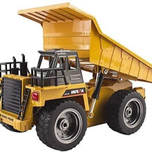 (DCT) RCEG MULTI OPTION deAO 11 Channel Multifunction 2.4Ghz Remote Control Excavator 1:18 Scale Construction Vehicles RC Digger Toy with Metal Shovel