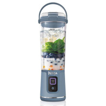 (Denim Blue) Ninja Blast Cordless Portable Blender | On-the-go Blending,Sleek Cordless Design | Smoothies,Protein Shakes,Frozen Slushies,Crushed-Ice Cocktails