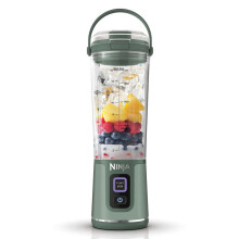 (Emerald Green) Ninja Blast Cordless Portable Blender | On-the-go Blending,Sleek Cordless Design | Smoothies,Protein Shakes,Frozen Slushies,Crushed-Ice Cocktails