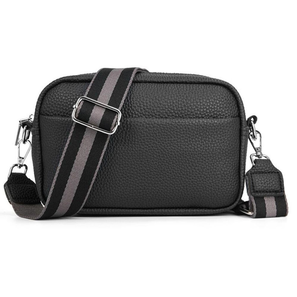 (black, 23x7x14cm) Yogodlns New Solid PU Crossbody Bag Small Bag Women Shoulder Bag Small Square Bag Trendy Women Bag