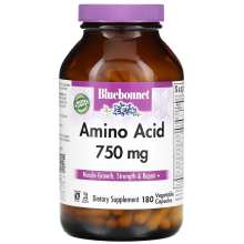 Bluebonnet Nutrition, Amino Acid , 750 mg, 180 Vegetable Capsules