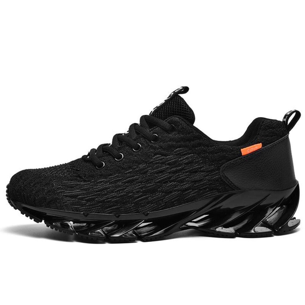 (black, 38) 36-47 Shock-absorbing Anti Slip Wear-resistant Fashionable Flying Woven Sports and Leisure Shoes Trendy Running Shoes