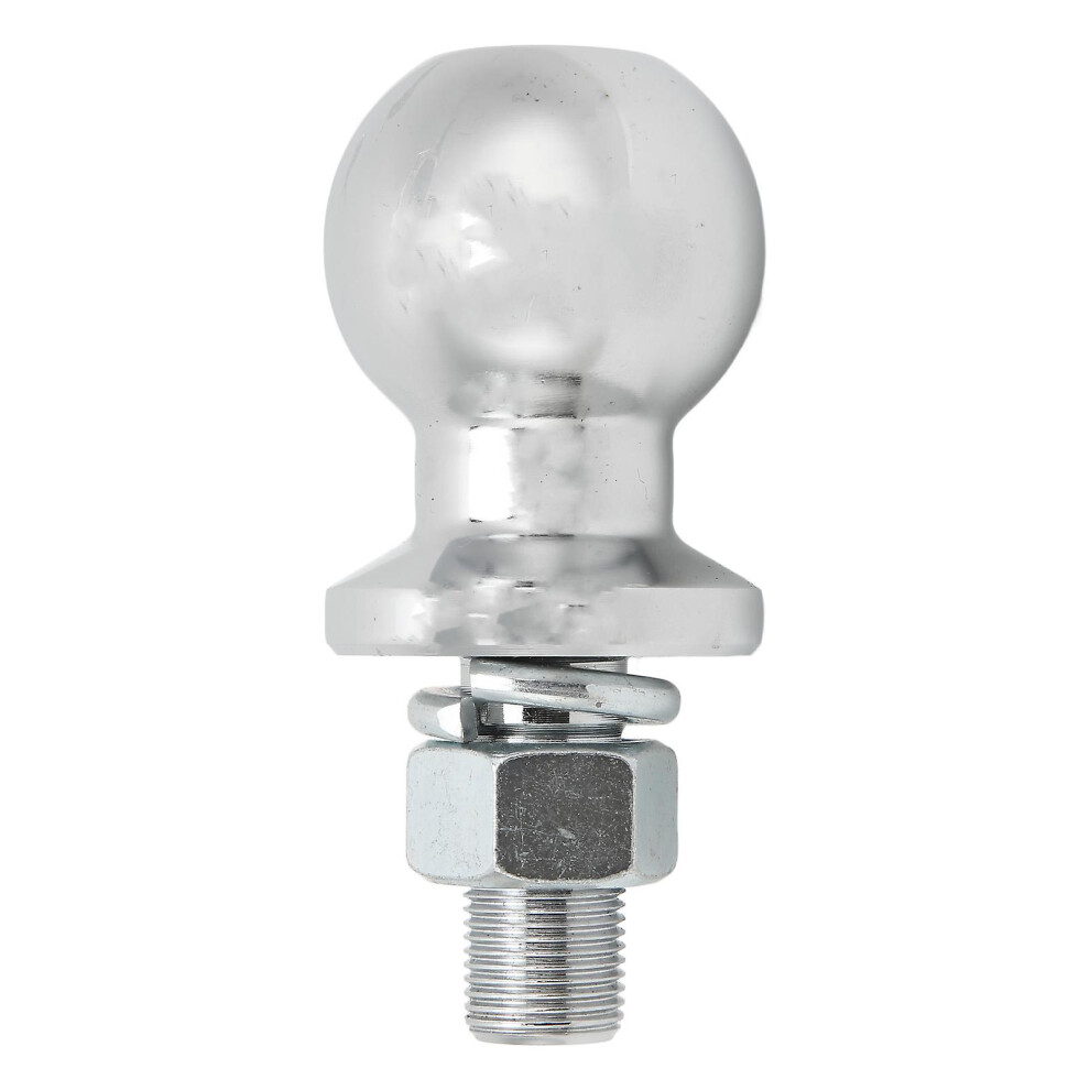 Kikidex (As Show, One Size) 2In Trailer Hitch Ball 3/4X13/4In Shank Universal 3500Lbs Durable Steel Chrome Plated Caravan Towing Ball