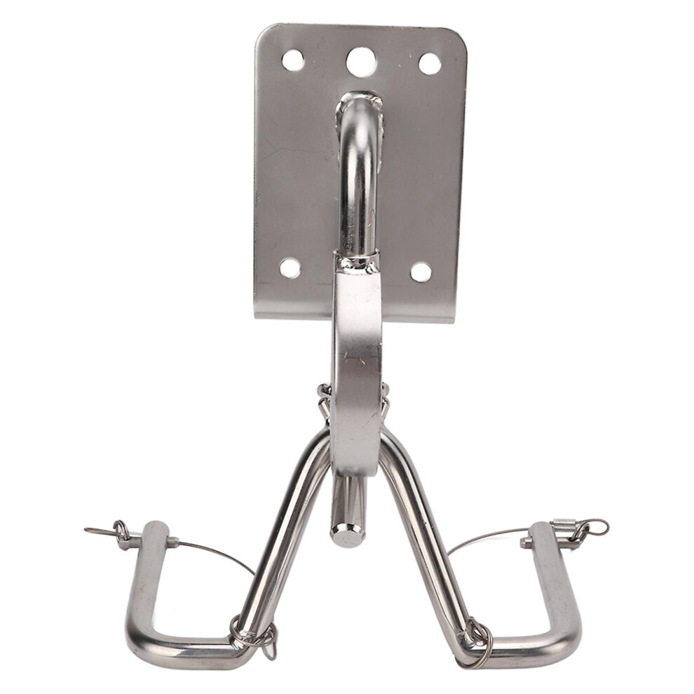 Kikidex (As Show, One Size) Quick Release Boat Snap Davits 304 Stainless Steel Marine Hardware For Dinghy Instant Lock System