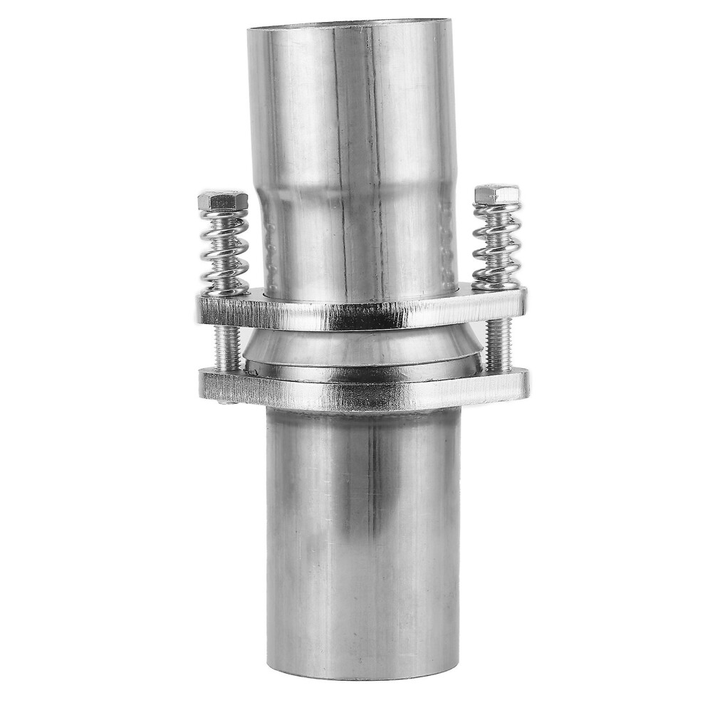 (As Show, One Size) Exhaust Flange Repair Pipe Kit W/ Spring Bolt Quick Fix Universal 2.75In Id To 2.75In Od 4909775974249