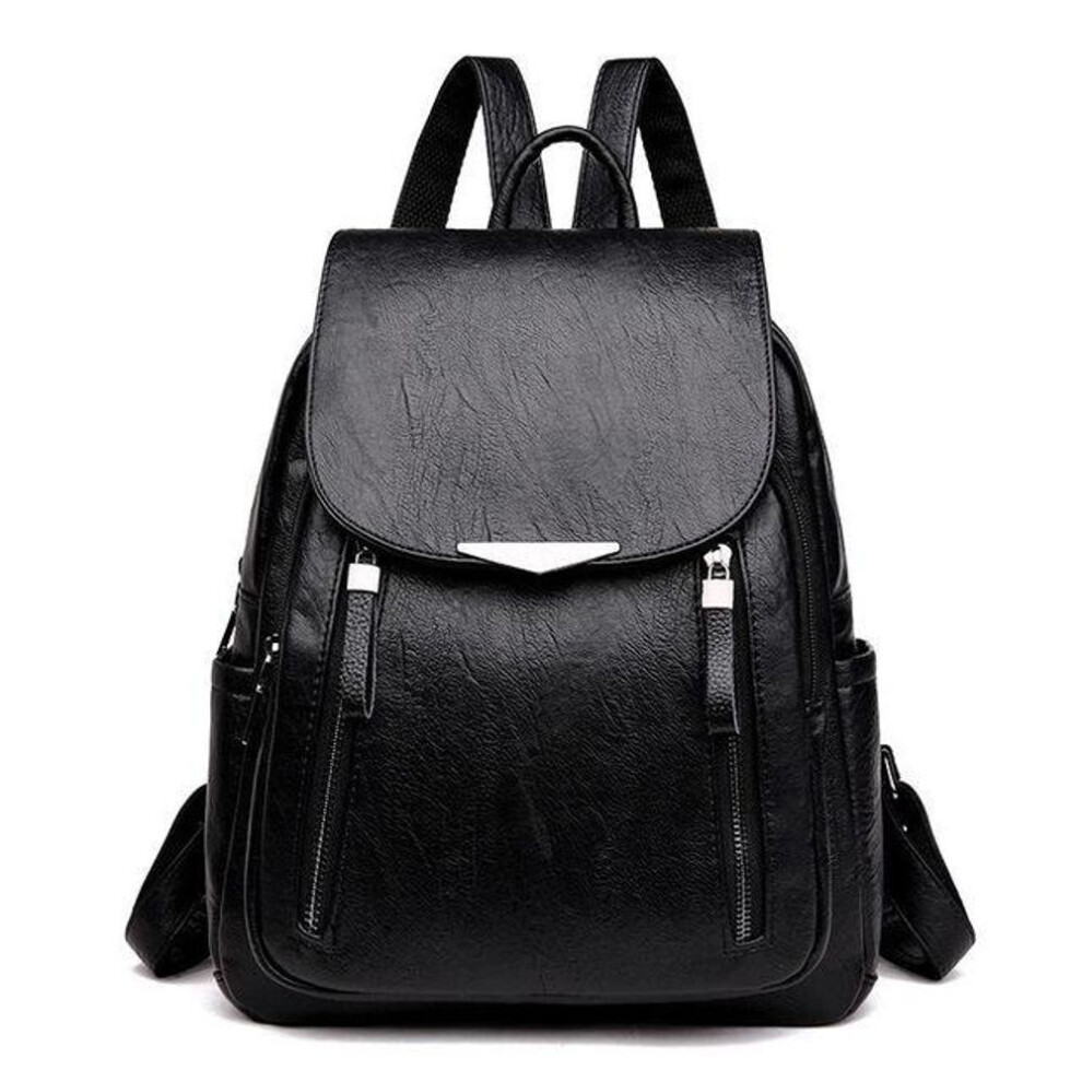 (black, 25*9*28cm) Yogodlns Women Leather Backpacks High Quality Female Vintage Backpack For Girls School Bag Travel Bagpack Ladies Sac A Dos Back Pack