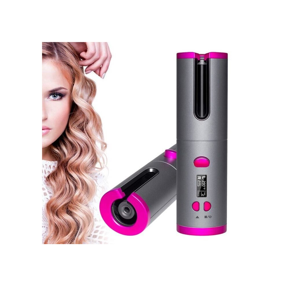 Aucune Automatic Curling Iron Multi-Function Charging Curlers Professional L Hair Styling Iron Usb Cordless Hair Clip