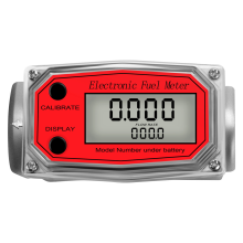 Caudalímetro digital de turbina de 1 pulgada con NPT para medir aceite de motor