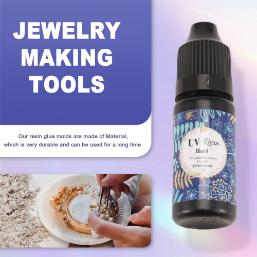 Curing Quick Drying Epoxy Resin UV Glue DIY Jewelry Making Tools, 10G 2