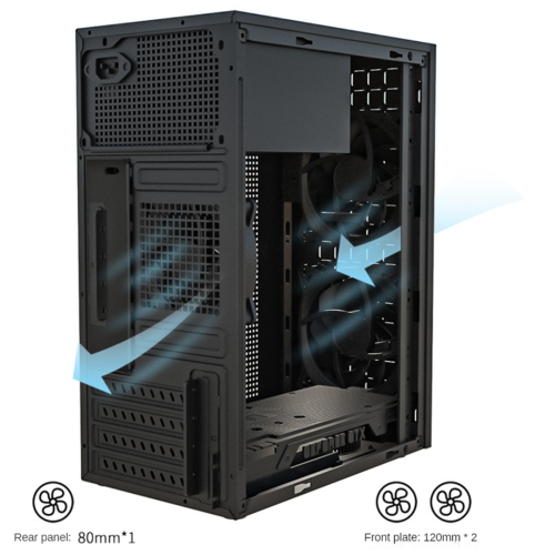 Θήκη υπολογιστή MINI Υπολογιστής M-ATX/ ITX Πλαίσιο USB2.0 2