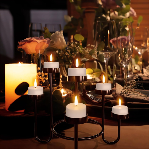 Rechargeable Tea Lights Candles, 12 Pcs Rechargeable Candles 2