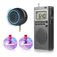 4Pcs Spirit Box Kit with LED Cat Ball & Speaker