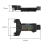 3D-Druckerteile 2GT Zahnriemen Elastisches Tensiometer schwarz 5