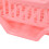 Plastic Kitchen Sink Dish Drainer Set 17.5 x 9.5 x 7INCH (Pink) 6