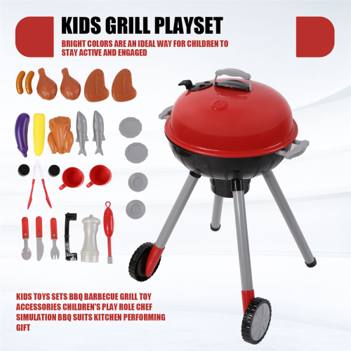 Παιδικά Σετ Παιχνιδιών BBQ Μπάρμπεκιου Ψησταριά Αξεσουάρ Παιχνιδιών Παιδικά 2