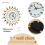 Luxury Wall Clock Metal Decoration (#1 Gold) 4