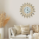 Luxury Wall Clock Metal Decoration (#1 Gold) 5