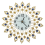 Luxury Wall Clock Metal Decoration (#1 Gold) 1