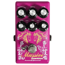 Gitarren-Distortion-Overdrive-Effektpedal, Tiefe, Pegel, 3-Band