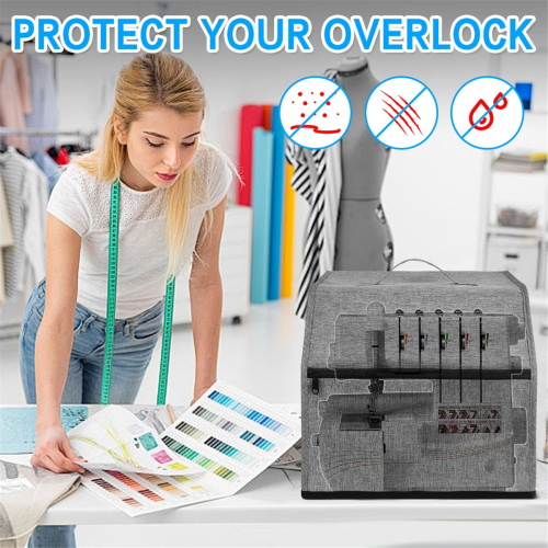 Serger Machine Cover with Pockets for Storage 2