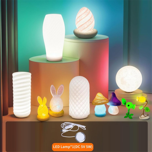 DIY LED Lamp Kit: Only Hardware Accessories NO 3D Printed Parts, 1