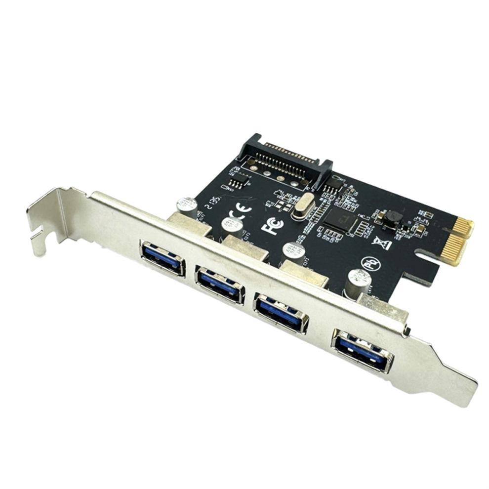 4 Port Usb 3.0 Pci-E Expansion Card Pci Express Pcie Usb 3.0 Hub 4852532571505