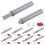 Push to Open Cabinet Hardware 10Pack Push Latch & Lock, Short 1
