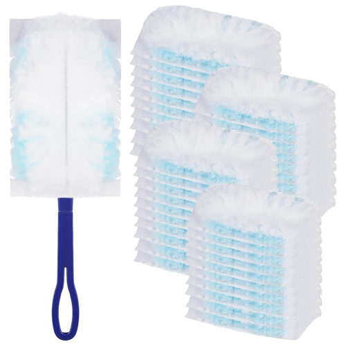 42 pieces duster with 1 handle, dust magnet refill pack