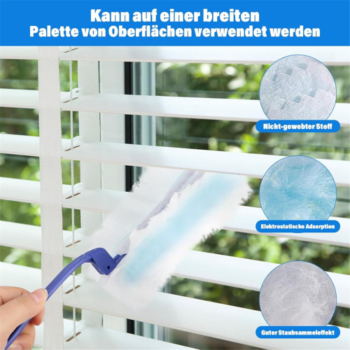42 pieces duster with 1 handle, dust magnet refill pack 2
