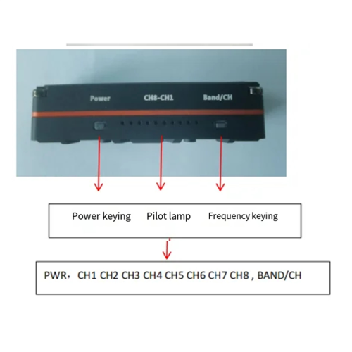 1,2G 1,2 GHz 2W 2000mW Pit/25mW Video Sender Sendemodul 2