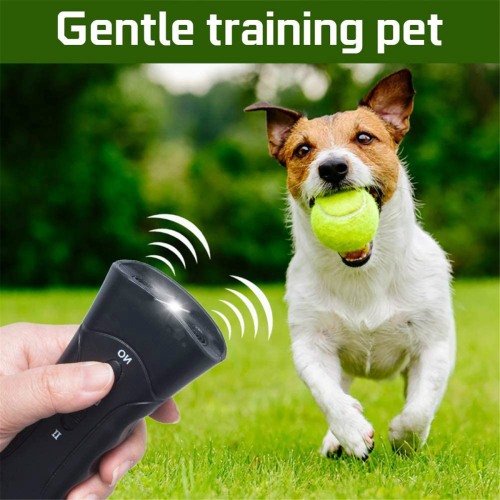 Handheld dog repeller with LED light Battery powered 2
