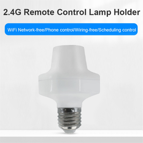 E27 Draadloze Afstandsbediening Lamphouder Smart Bulb Adapter 2