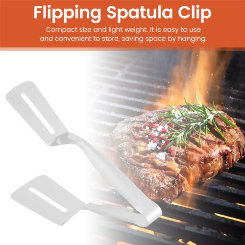 Dubbelzijdige schepclip, grillklem, flip-spatelclip 2