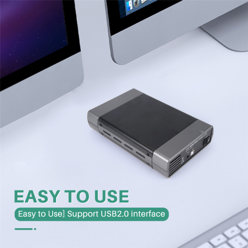 Εξωτερική θήκη οπτικού δίσκου USB2.0 SATA, προσαρμογέας βύσματος EU 2
