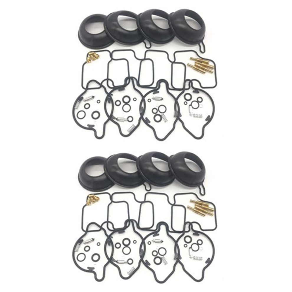 8 Piece Set Carburetor Repair Kit For Cbr600 F4 1999-2000 Black 4852532599226