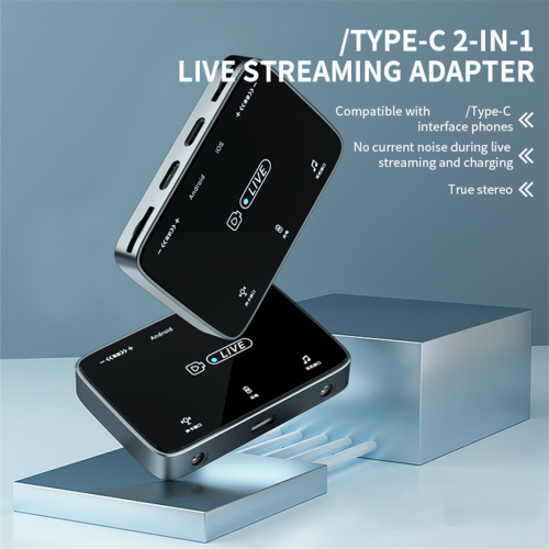 New suitable for TypeC universal stereo live broadcast sound card 2