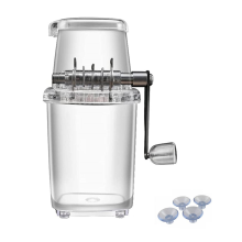 Ice Crusher Manual Rotary Ice Crusher Cocktails Machine Home A