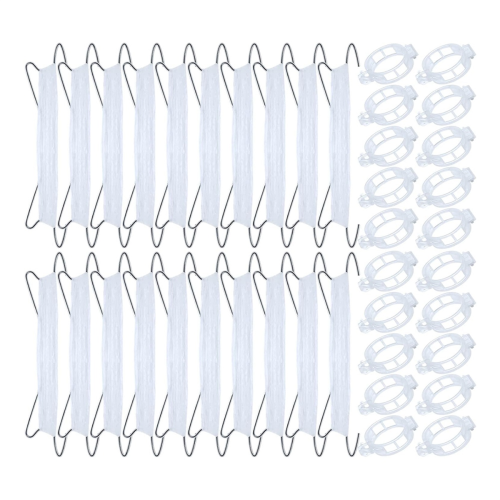 40pcs Tomato Hooks with String,Tomato Support Hooks with 33.3ft Twine