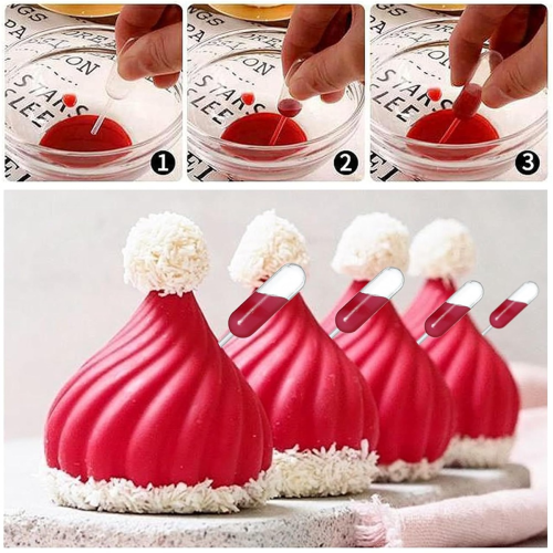 Σετ διακόσμησης για cupcakes και μαρμελάδα σε σχήμα καρδιάς, 100 τεμαχίων 1