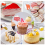 Σετ διακόσμησης για cupcakes και μαρμελάδα σε σχήμα καρδιάς, 100 τεμαχίων 6