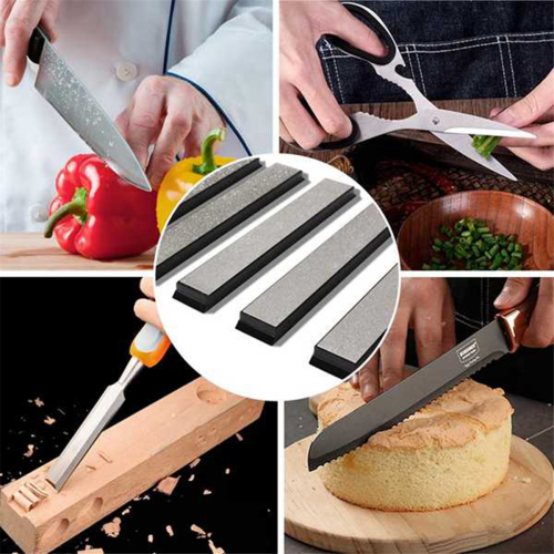 4Pcs Diamond Knife Sharpener Whetstone Set: 240/400/1000/2000 Grit 2